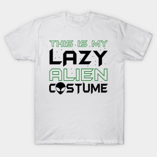 This Is My Lazy Alien Costume T-Shirt